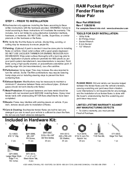 Installation Manual
